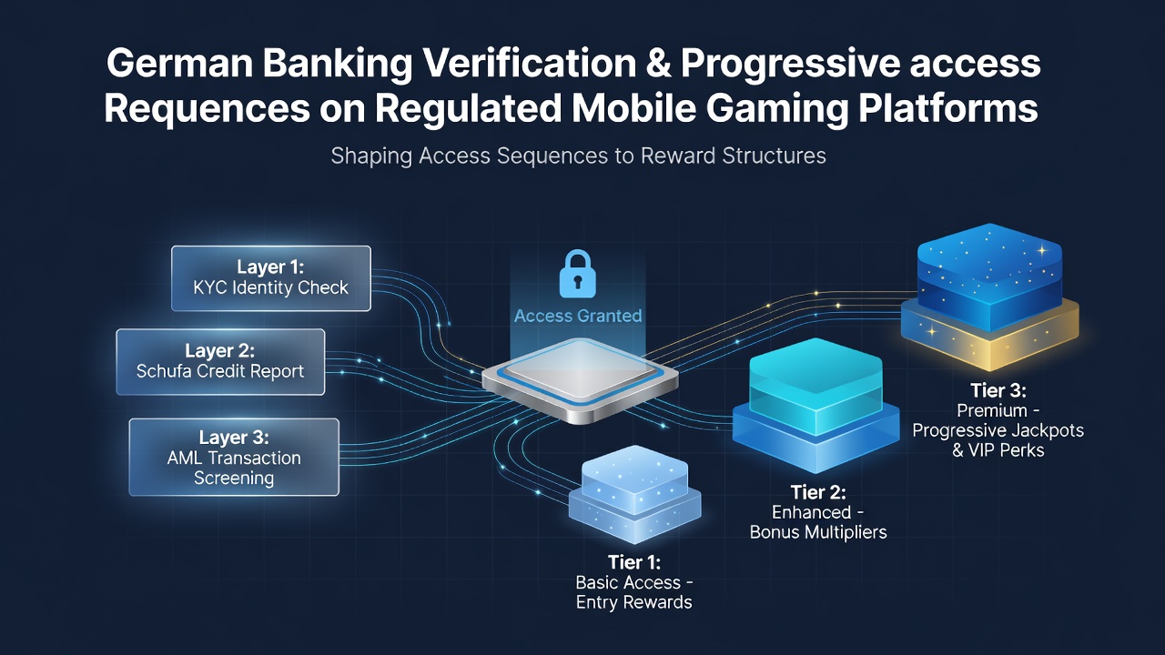 Deutsche Bankverifizierungsschichten und mobile Gaming-Zugänge