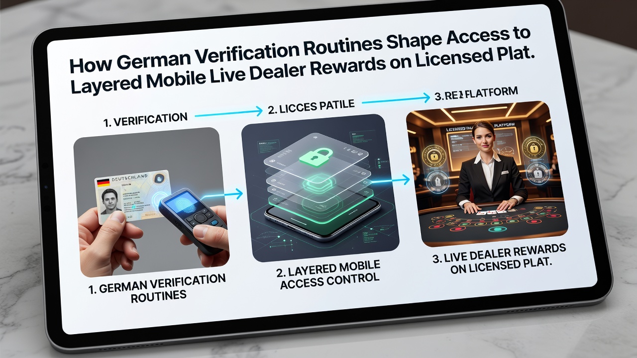 Mobile Live-Dealer-Sessions und Verifizierungsstufen