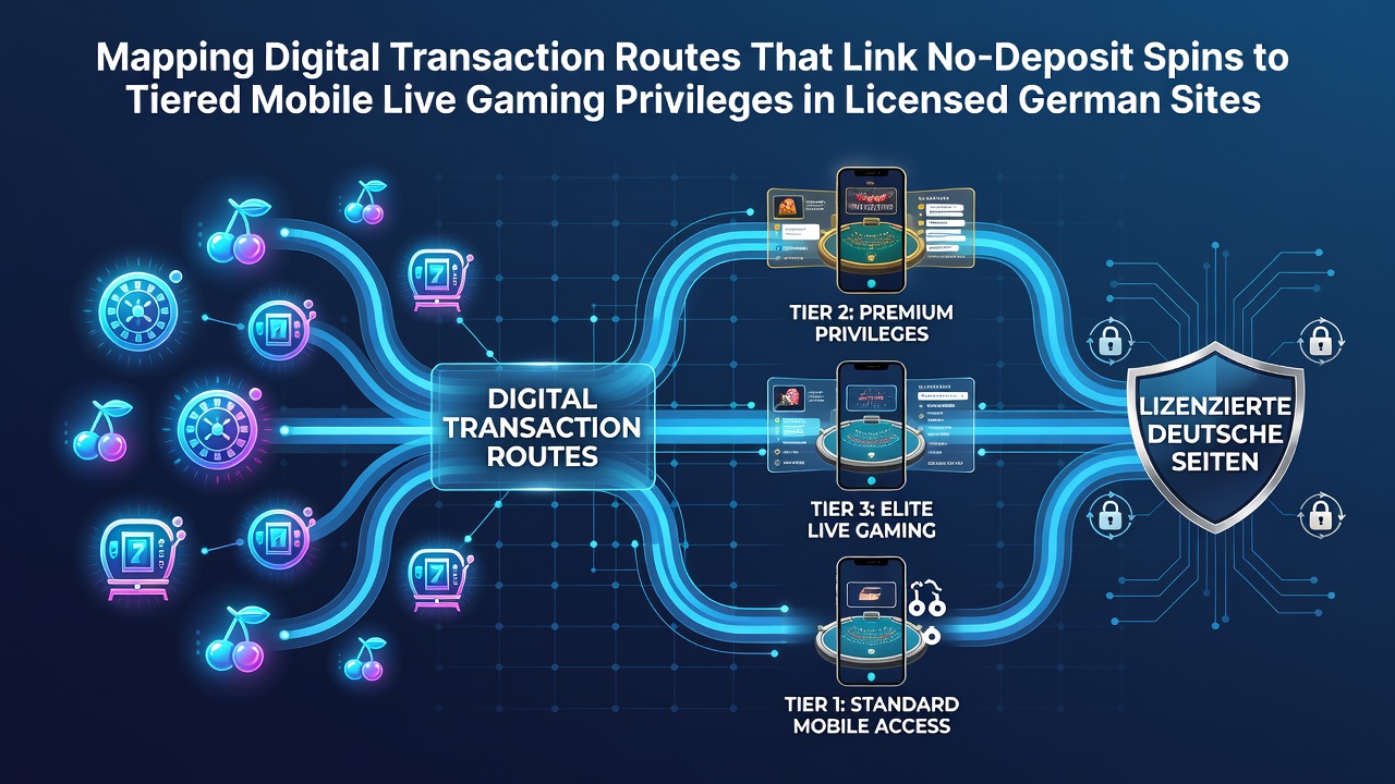 Digitale Transaktionsrouten verbinden No-Deposit-Spins mit Live-Gaming-Privilegien auf deutschen Plattformen