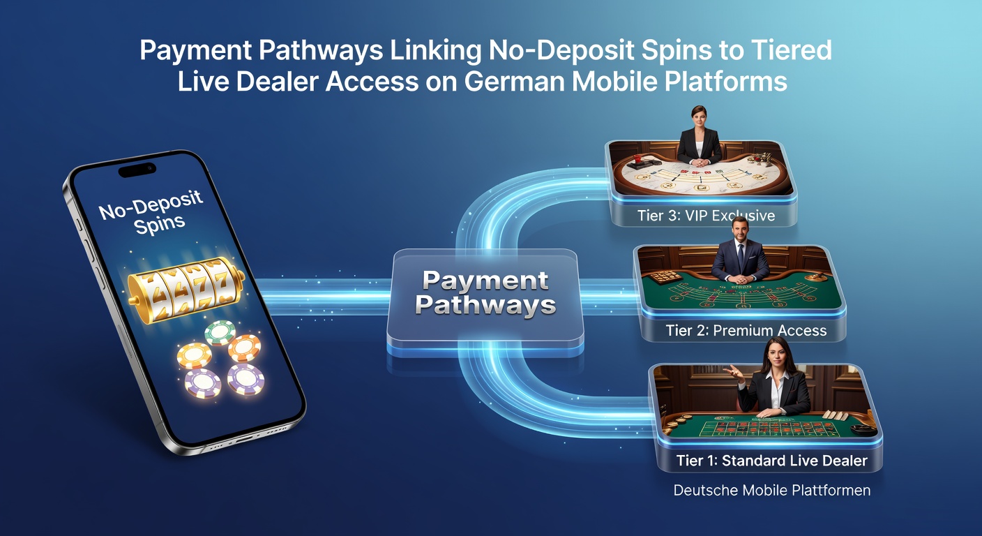 Visualisierung von Zahlungsflüssen zwischen No-Deposit-Spins und Live-Dealer-Stufen auf mobilen Geräten in Deutschland